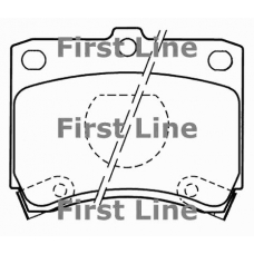 FBP3173 FIRST LINE Комплект тормозных колодок, дисковый тормоз