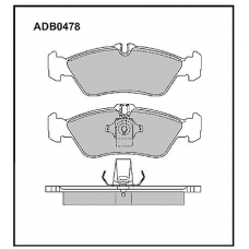 ADB0478 Allied Nippon Тормозные колодки