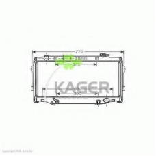 31-2543 KAGER Радиатор, охлаждение двигателя