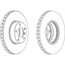 DDF1202 FERODO Тормозной диск