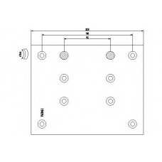 1949602 TEXTAR Комплект тормозных башмаков, барабанные тормоза