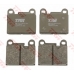 GDB919 TRW Комплект тормозных колодок, дисковый тормоз