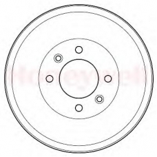 329150B BENDIX Тормозной барабан