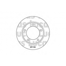 DF1725 TRW Тормозной диск