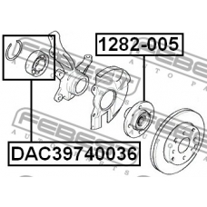 DAC39740036 FEBEST Подшипник ступицы колеса