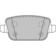 DBP241917 DURON Комплект тормозных колодок, дисковый тормоз