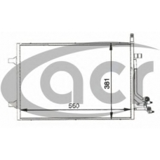 300096 ACR Конденсатор, кондиционер