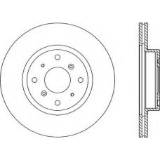 BDR1052.20 OPEN PARTS Тормозной диск