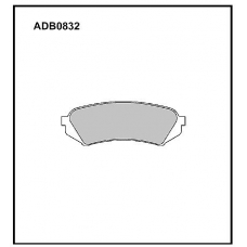 ADB0832 Allied Nippon Тормозные колодки