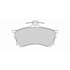 FD6798A NECTO Комплект тормозных колодок, дисковый тормоз