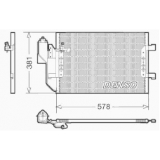 DCN17002 DENSO Конденсатор, кондиционер