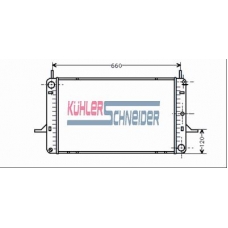 1812001 KUHLER SCHNEIDER Радиатор, охлаждение двигател