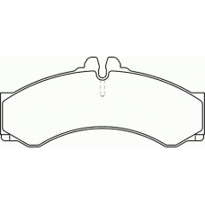MDB1802 MINTEX Комплект тормозных колодок, дисковый тормоз