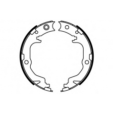 S795 SIMER Комплект тормозных колодок