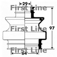 FCB2910 FIRST LINE Пыльник, приводной вал