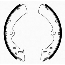 J GF-804AF JAPANPARTS Комплект тормозных колодок
