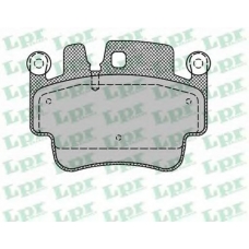 05P1371 LPR Комплект тормозных колодок, дисковый тормоз