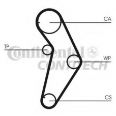 CT927 CONTITECH Ремень ГРМ