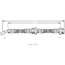 PHD214 TRW Тормозной шланг