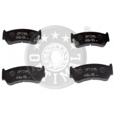 59252 OPTIMAL Комплект тормозных колодок, дисковый тормоз