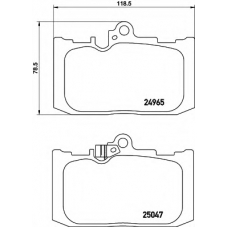 8DB 355 019-851 HELLA Комплект тормозных колодок, дисковый тормоз