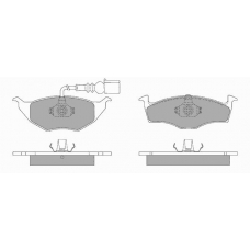 778.1 SIMER Комплект тормозных колодок, дисковый тормоз