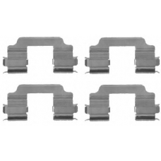 8DZ 355 203-271 HELLA PAGID Комплектующие, колодки дискового тормоза