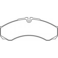 2912173 TEXTAR Комплект тормозных колодок, дисковый тормоз