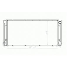 737-0034 TYC Радиатор, охлаждение двигателя