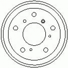 7D0231 KAWE Тормозной барабан