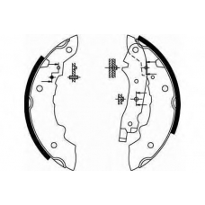 GS8099 TRW Комплект тормозных колодок