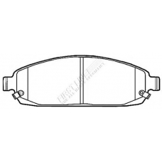 FBP3547 FIRST LINE Комплект тормозных колодок, дисковый тормоз