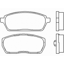MDB1761 MINTEX Комплект тормозных колодок, дисковый тормоз