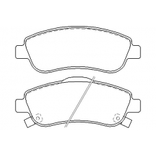 MDB2939 MINTEX Комплект тормозных колодок, дисковый тормоз