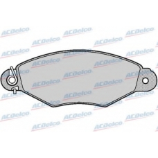 AC058662D AC Delco Комплект тормозных колодок, дисковый тормоз