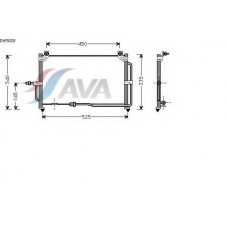 DW5028 AVA Конденсатор, кондиционер