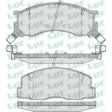 05P1126 LPR Комплект тормозных колодок, дисковый тормоз
