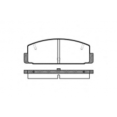 0179.10 QUINTON HAZELL Комплект тормозных колодок, дисковый тормоз