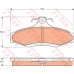 GDB7527 TRW Комплект тормозных колодок, дисковый тормоз