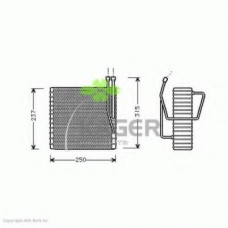 94-5662 KAGER Испаритель, кондиционер