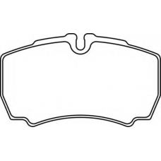 2912303 TEXTAR Комплект тормозных колодок, дисковый тормоз