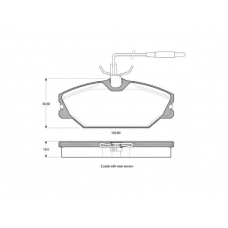 363702160921 MAGNETI MARELLI Колодки тормозные