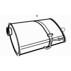 21096 WALKER Глушитель выхлопных газов конечный