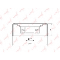 PB-7226 LYNX Ролик ремня грм bmw f20/f30 20