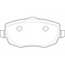 WBP24073A WAGNER LOCKHEED Комплект тормозных колодок, дисковый тормоз