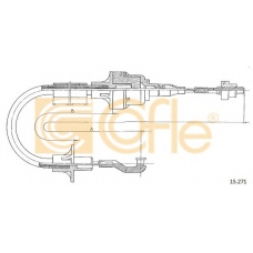 15.271 COFLE Трос, управление сцеплением
