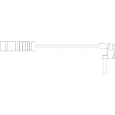 WS0212A KAWE Сигнализатор, износ тормозных колодок