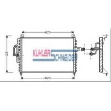 0620401 KUHLER SCHNEIDER Конденсатор, кондиционер