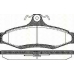 8110 21004 TRISCAN Комплект тормозных колодок, дисковый тормоз