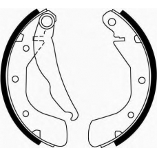 J GF-395AF JAPANPARTS Комплект тормозных колодок